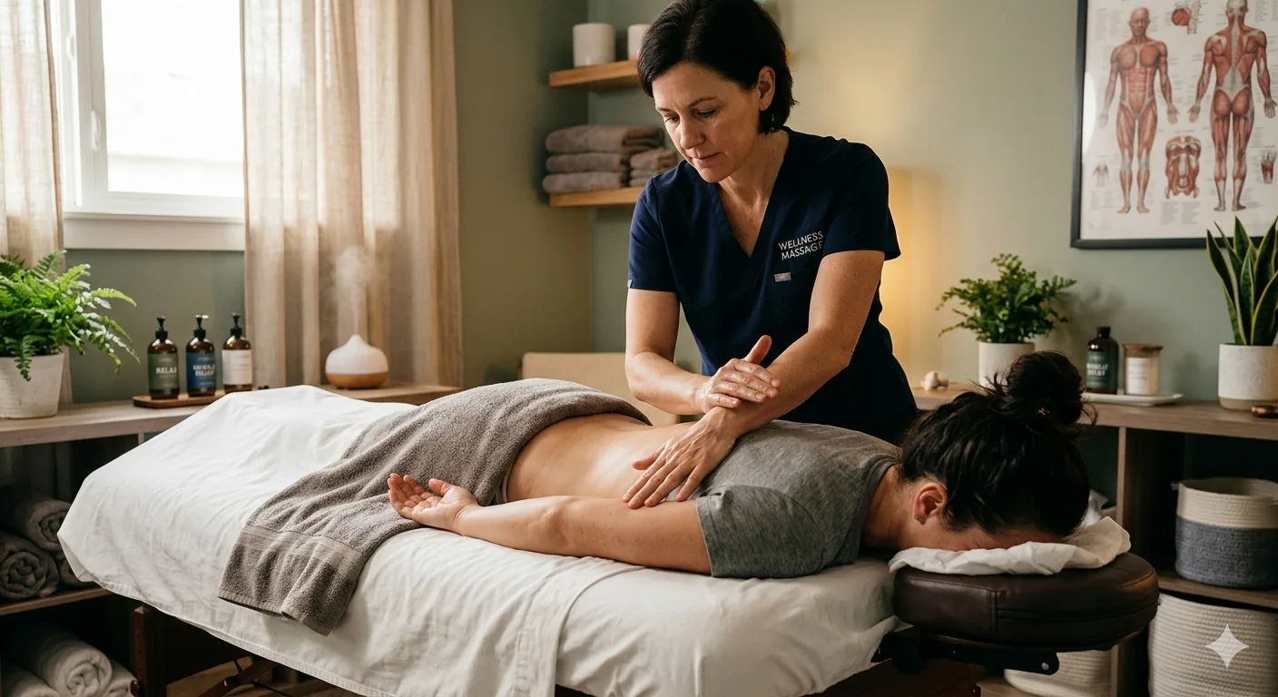 Manual therapy provided as part of an individualized care plan